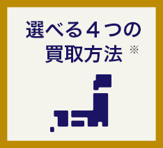 選べる4つの買取方法