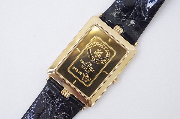 ZITURA インゴットクロコダイル腕時計