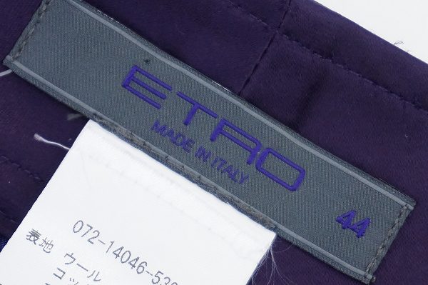 買取したエトロのブランドタグ