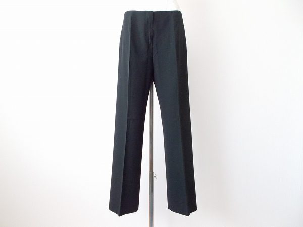 買取したケンゾーのシンプルな黒センタープレスパンツ
