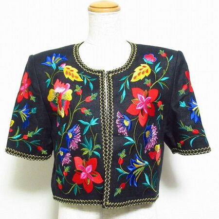 花柄のイヴサンローランのジャケット