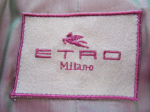 お買取したエトロのジャケットのタグ