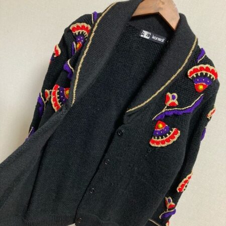買取したカンサイヤマモトのニットジャケット前開き