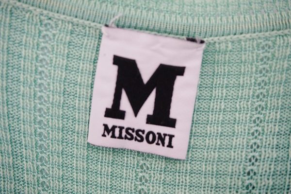 お買取したミッソーニのワンピースのタグ