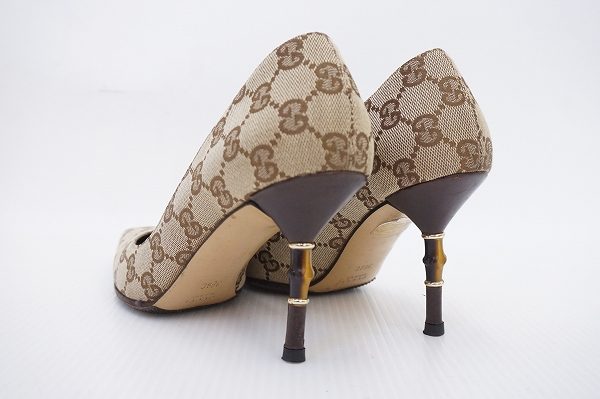 お買取したグッチのパンプスのヒール