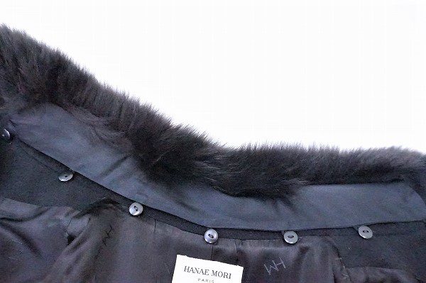お買取したハナエモリのコートのファー