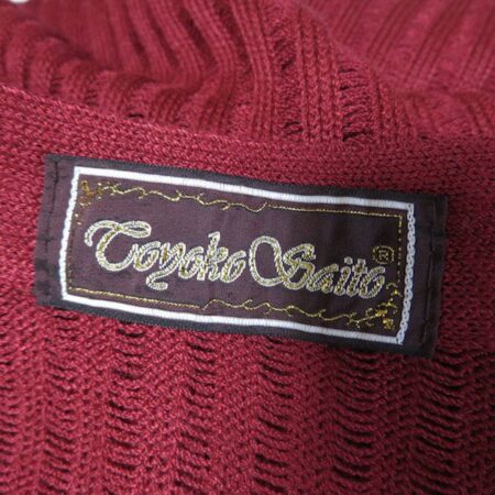 お買取したサイトウトヨコのカーディガンのタグ