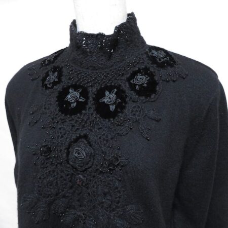 ノンノンドールのハイネックニット(カシミヤ×シルク) ノンノンドールのハイネックニット(カシミヤ×シルク)