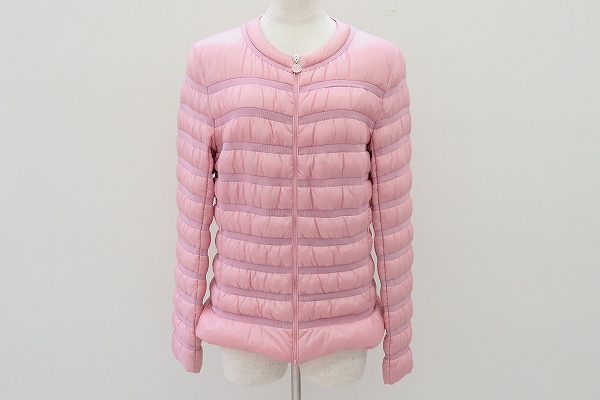 【モンクレール】上品に決まる☆ピンクのダウンジャケットをお買取