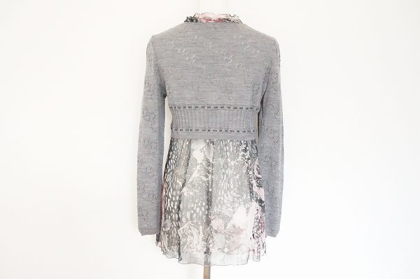 お買取したインポートロッサのカーディガンの後ろ お買取したインポートロッサのカーディガンの後ろ