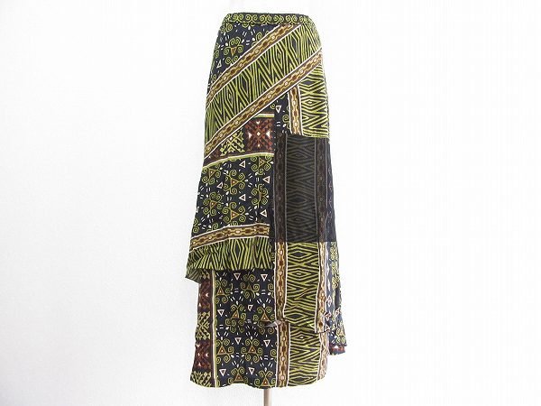 [お買取]イークラット｜東洋の民族衣装のような柄が美しいスカート