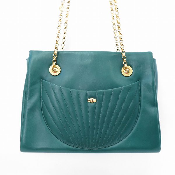 [お買取]ティファニー｜存在感抜群のナイルブルーのチェーンバッグ