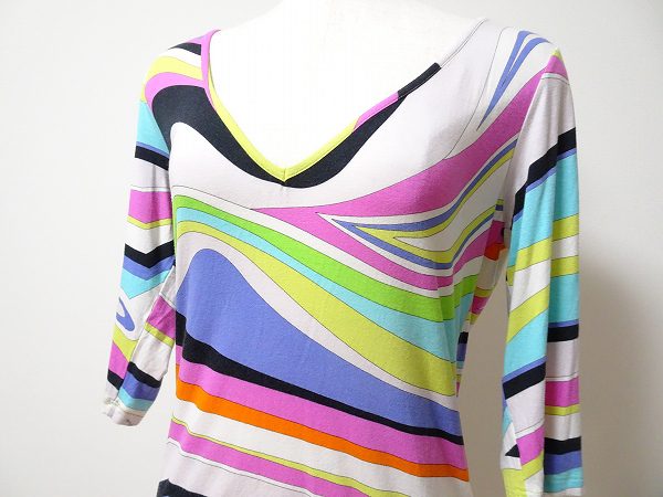 [お買取]エミリオプッチ｜これぞ真骨頂！カラフルな七分袖カットソー