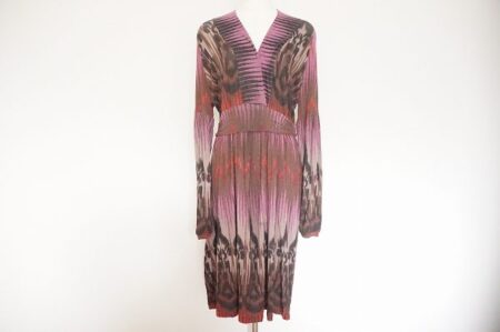 エトロの上品なヒョウ柄ワンピース