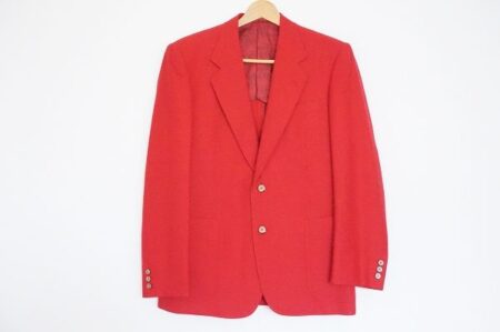 英国屋のシングルジャケット（赤・２つボタン）