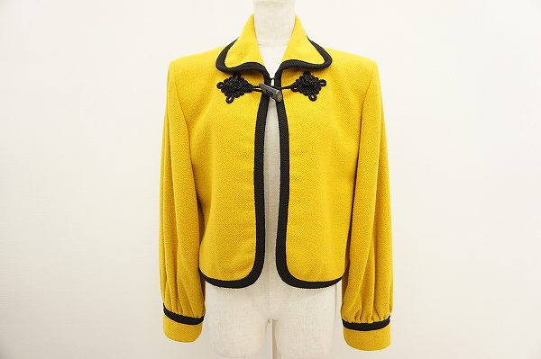 [お買取]イヴサンローラン｜クラシカル×ロックな黄色のジャケット