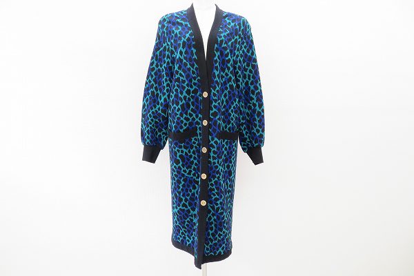 個性的なカラー！イヴサンローランのヒョウ柄カーディガンをお買取