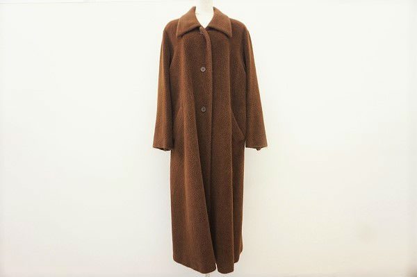 [お買取]アニオナ｜シンプルさの中に輝く本物感✨茶色のロングコート