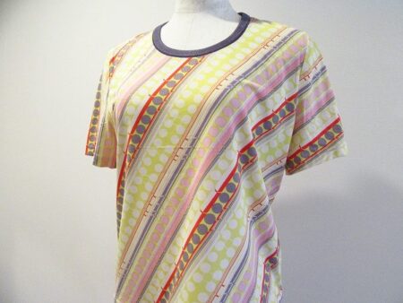 ミラショーンのマルチカラー半袖Tシャツ