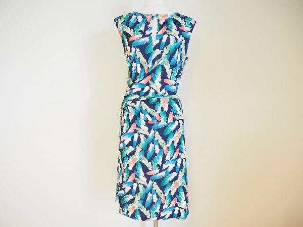 [お買取]レジーナロマンティコ｜瑞々しい青が眩しい羽柄ワンピース