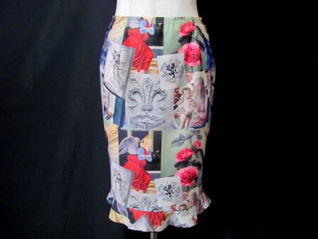 レジーナロマンティコのプリント柄フリルスカート