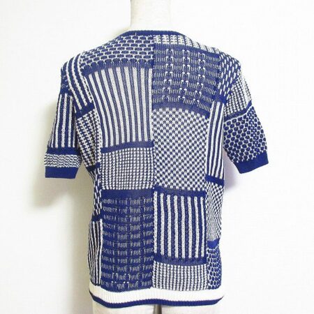 お買取したミナペルホネンの半袖ニットの後ろ