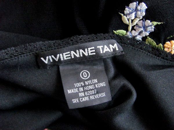 買取したヴィヴィアンタムの刺繍スカートのタグ 買取したヴィヴィアンタムの刺繍スカートのタグ