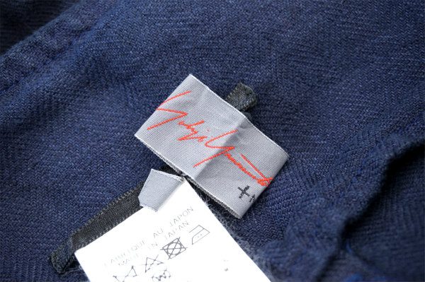 買取したヨウジヤマモトの変形スカートのタグ