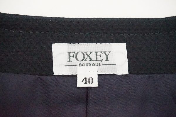 買取したフォクシーのワンピースのタグ