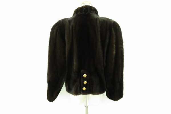 買取したサガミンクのハーフコートのバックデザイン 買取したサガミンクのハーフコートのバックデザイン