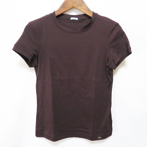 【マーロ】温もり感じるブラウンのシンプルなTシャツをお買取しました