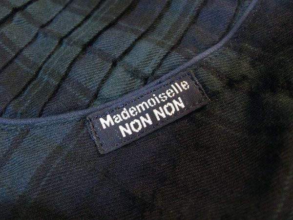 お買取したマドモアゼルノンノンのシャツのタグ お買取したマドモアゼルノンノンのシャツのタグ