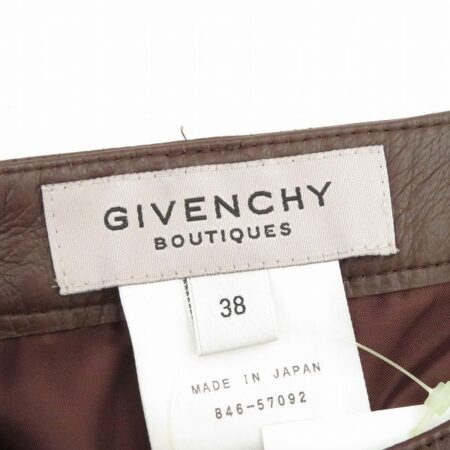 買取したジバンシィのレザーパンツのタグ