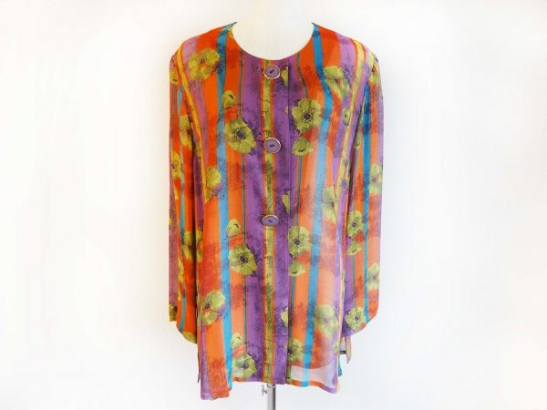 【ジバンシィ】透け感のある花柄カーディガンをお買取しました
