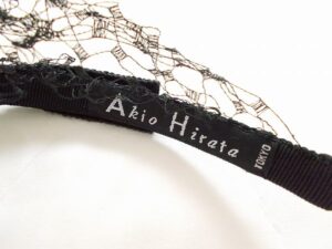 アキオヒラタのエレガントなヘッドドレスの買取品