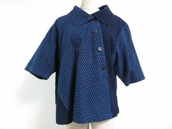 美しい日本の伝統！ギエモンの久留米絣のブラウスをお買取しました