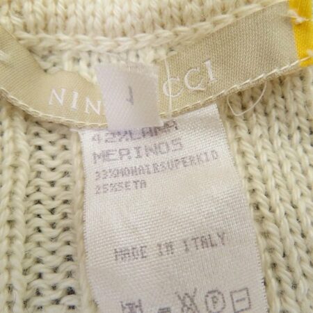 買取したニナリッチのタートルネックニットのタグ 買取したニナリッチのタートルネックニットのタグ