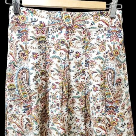 買取したエトロのペイズリー柄スカートの柄アップ
