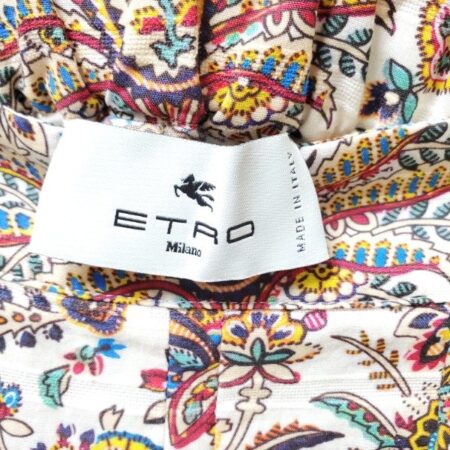 買取したエトロのペイズリー柄スカートのタグ