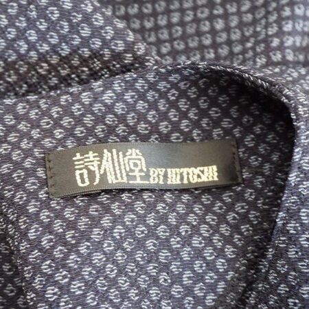 買取した詩仙堂のちりめん生地のチュニックのタグ