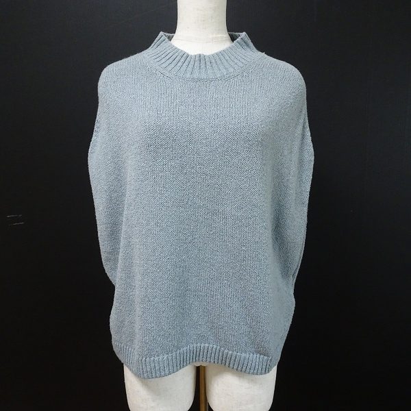 大人な女性にぴったりな水色！パラスパレスのノースリーブニットをお買取