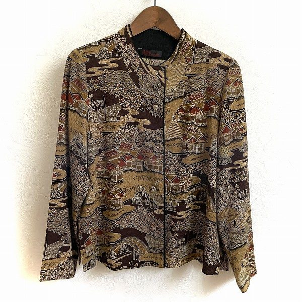 温もりのある茶色のシセンドウのブラウスをお買取りしました