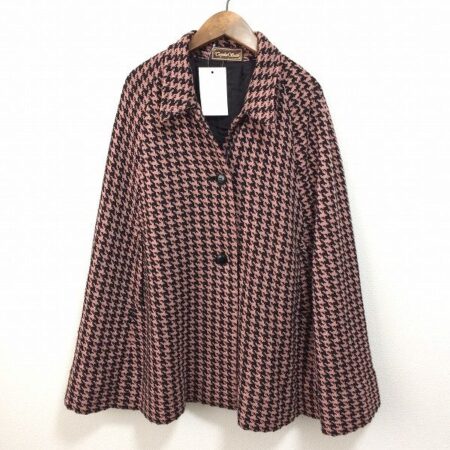 買取したサイトウトヨコの千鳥格子のポンチョ