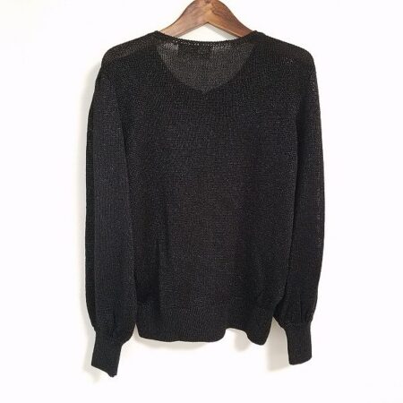 買取したシャミーの黒ニットのバックデザイン