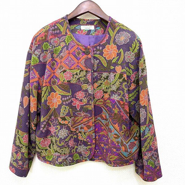 華やかな花柄が女性らしい三年坂のジャケットをお買取りしました