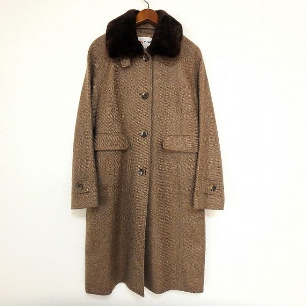 ファー付きで上品に◎エルミダのファー付きコートをお買取しました