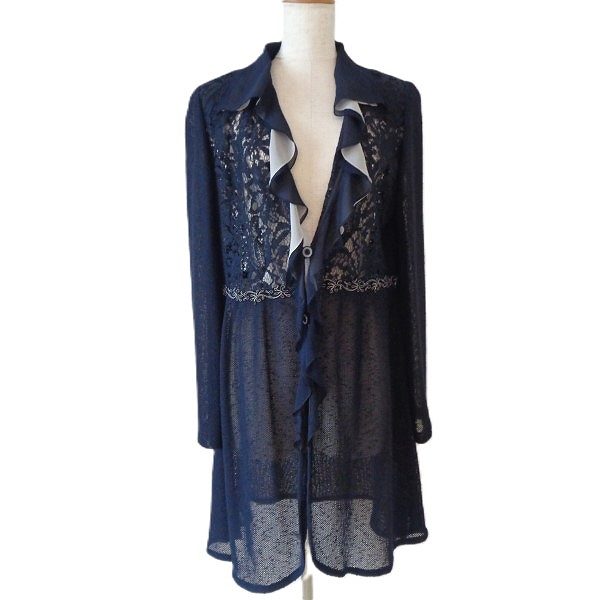 花柄のレースがお洒落なインポートロッサのカーディガンをお買取