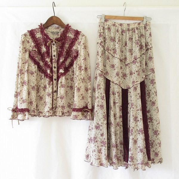 リボンや花柄が可愛いビードロポエムのセットアップをお買取