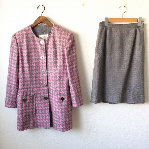 ピンク×グレーの組み合わせがおしゃれ！ジュンアシダのセットアップをお買取